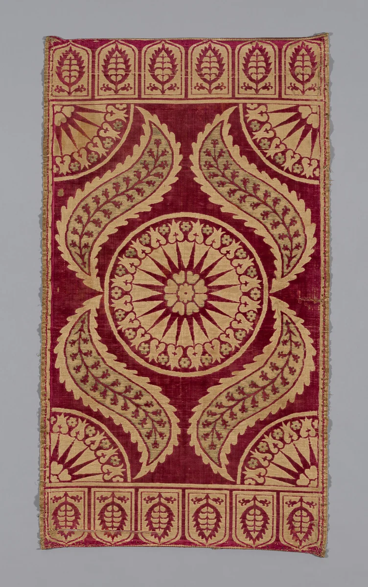 Cushion Cover by Turkey, Bursa, textile, 1601-1700
