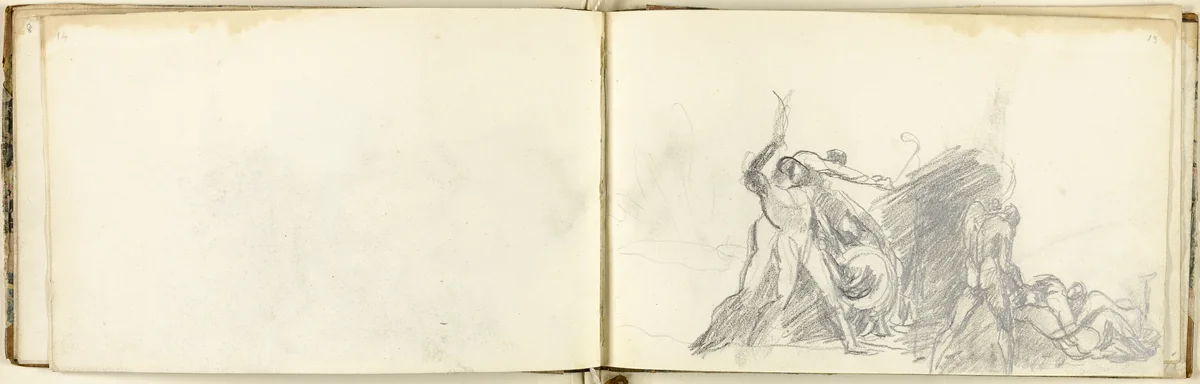 Sketchbook by George Romney, book, 1793-1795