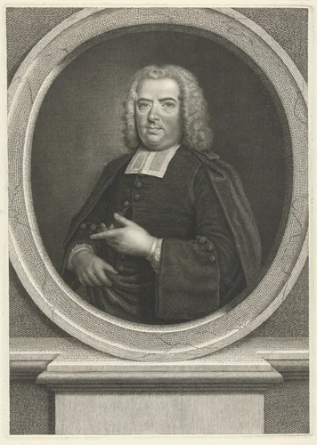 Portret van Petrus Hollebeek by Philippus Endlich, print, 1746