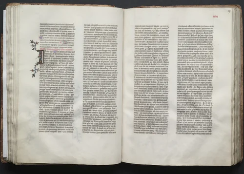 The Gotha Missal: Fol. 47r, Text by Master of the Boqueteaux, book, 1370-1380