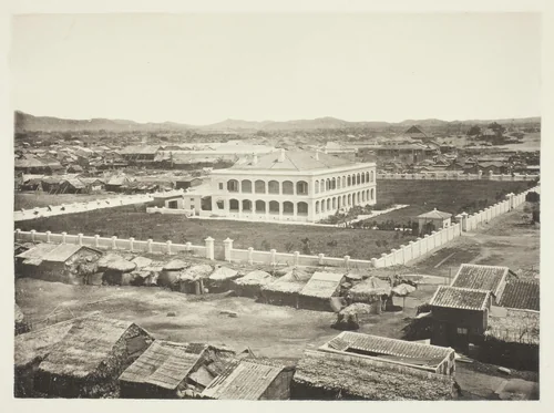 The Old Factory Site, Canton by John Thomson, photograph, 1863-1873