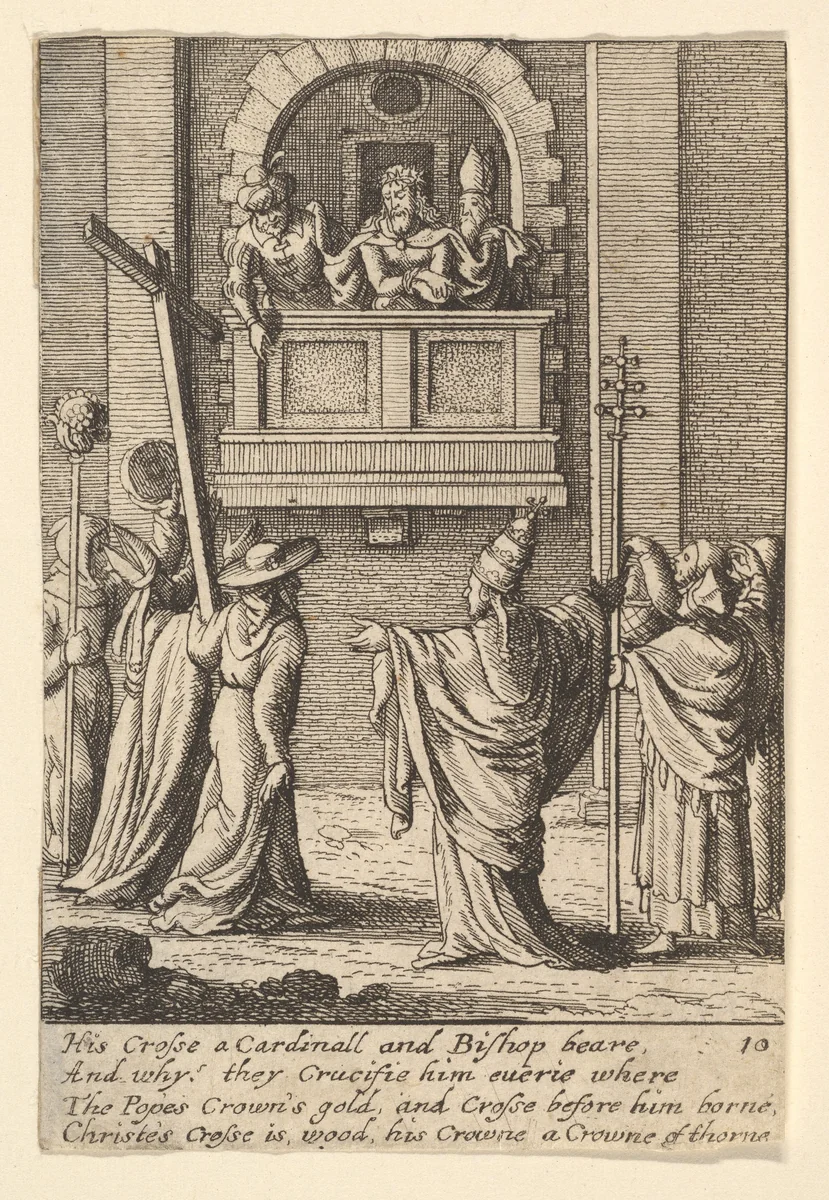 Ecce Homo by Wenceslaus Hollar, print, 1644-1652