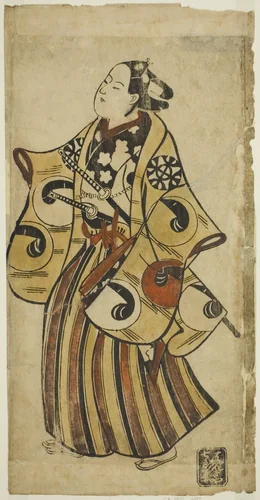 The Actor Nakamura Denkuro I by Torii Kiyonobu I (鳥居 清信), print, 1705-1715