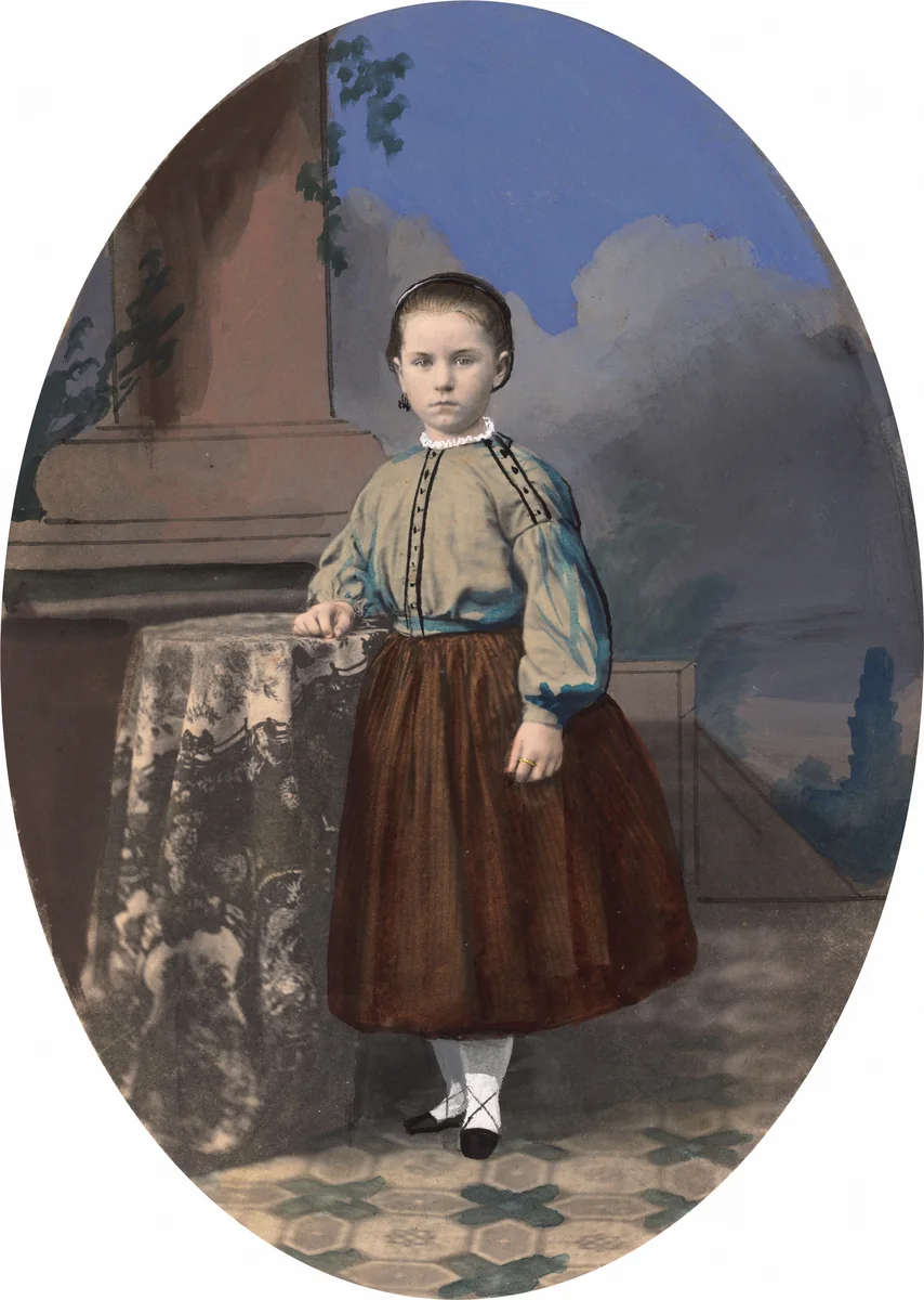 Portrait of a Girl by American 19th Century, photograph, 1860-1869