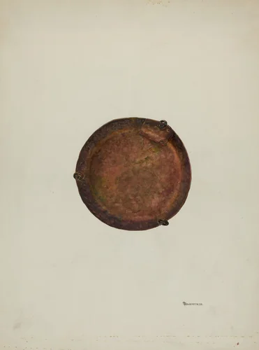 Tray by Gerald Transpota, index of american design, 1940