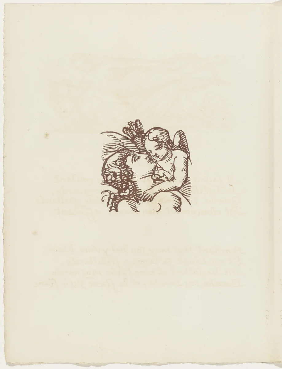 Vignette (folio 68 verso) from Les Amours (The Loves) by Émile Bernard, illustrated book, 1915