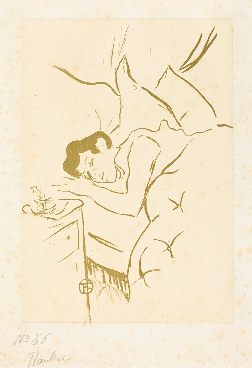 Your Mouth (Ta bouche) by Henri de Toulouse-Lautrec, print, 1893
