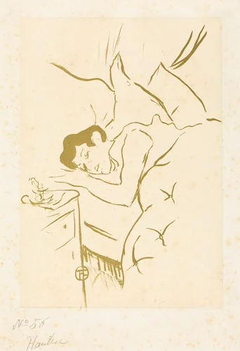 Your Mouth (Ta bouche) by Henri de Toulouse-Lautrec, print, 1893