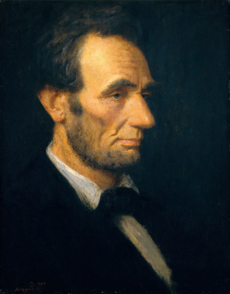 Abraham Lincoln by Douglas Volk, painting, 1908-1917