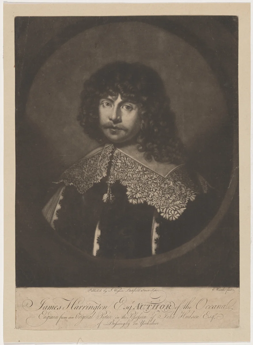 James Harrington, Esq. by Giuseppi Filippo Liberati Marchi, print, 1735-1808