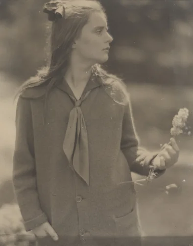 Untitled (Mary Steichen at age 13) by Edward Steichen, photograph, 1917