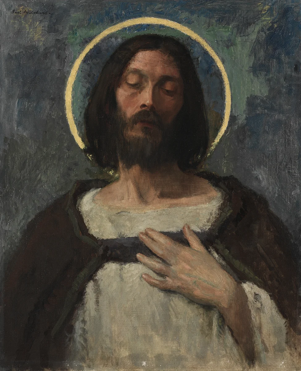 Christ by Gari Melchers, painting, 1900-1910