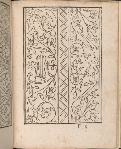 New Modelbüch allen Nägerin u. Sydenstickern (Page 23r) by Hans Hoffman, book, 1556