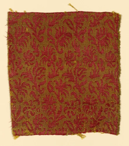 Fragment by Italy, textile, 1595-1655