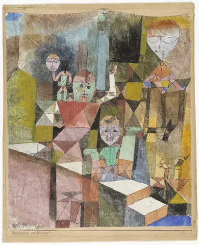 Introducing the Miracle by Paul Klee, painting, 1916