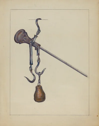 Scales by Broda, index of american design, 1936