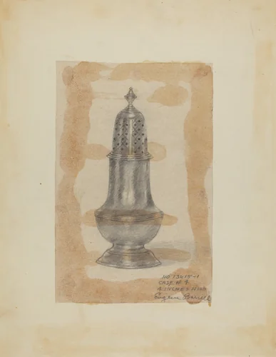 Silver Shaker by Eugene Barrell, index of american design, 1935-1942