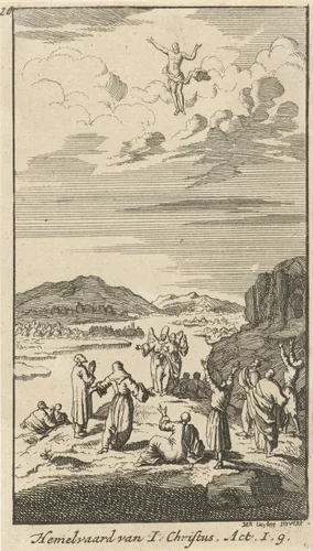 Hemelvaart van Christus by anonymous, print, 1720