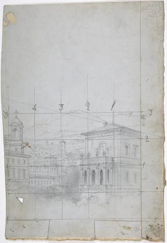 Design for a Stage Set at the Opéra, Paris by Eugène Cicéri, drawing, 1830-1890