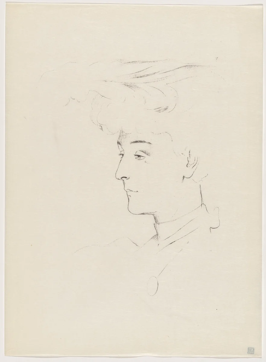 Etude by Antonio de la Gandara, print, 1895