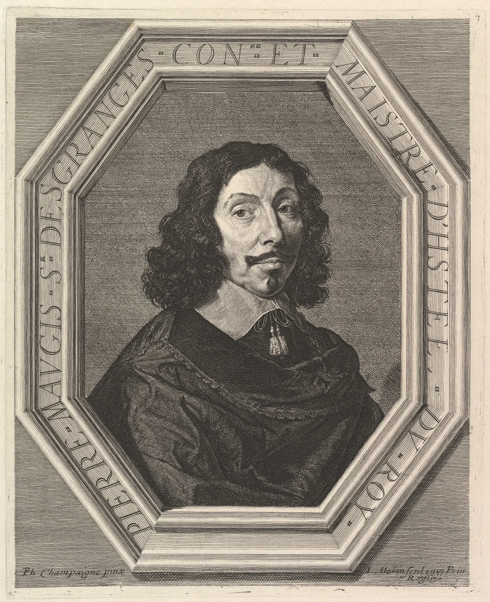 Pierre Maugis, seigneur des Granges by Jean Morin, print, 1605-1650