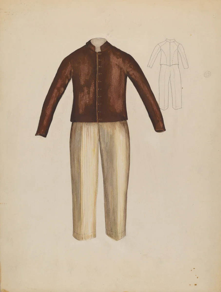 Boy's Suit by American 20th Century, index of american design, 1935-1942
