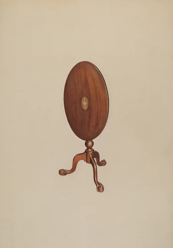 Tilt Top Table by Dorothy Handy, index of american design, 1937