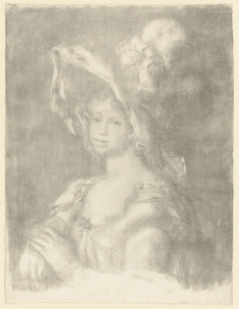 Amélie Laurent Dieterlé by Pierre-Auguste Renoir, print, 1894-1904