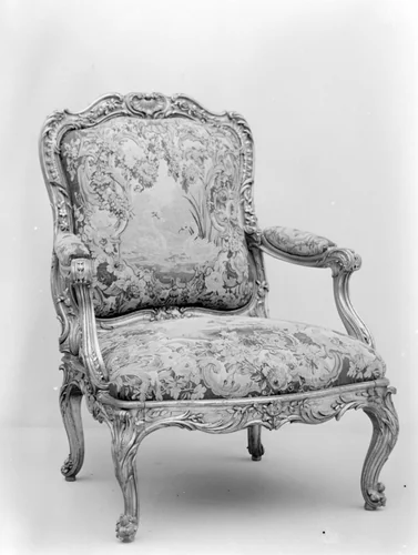 Armrest by Beauvais, textile, 1754-1756