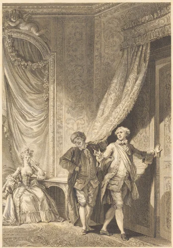 Le magnifique by Jean-Baptiste Tilliard; Jean Honoré Fragonard, print, 1740-1813