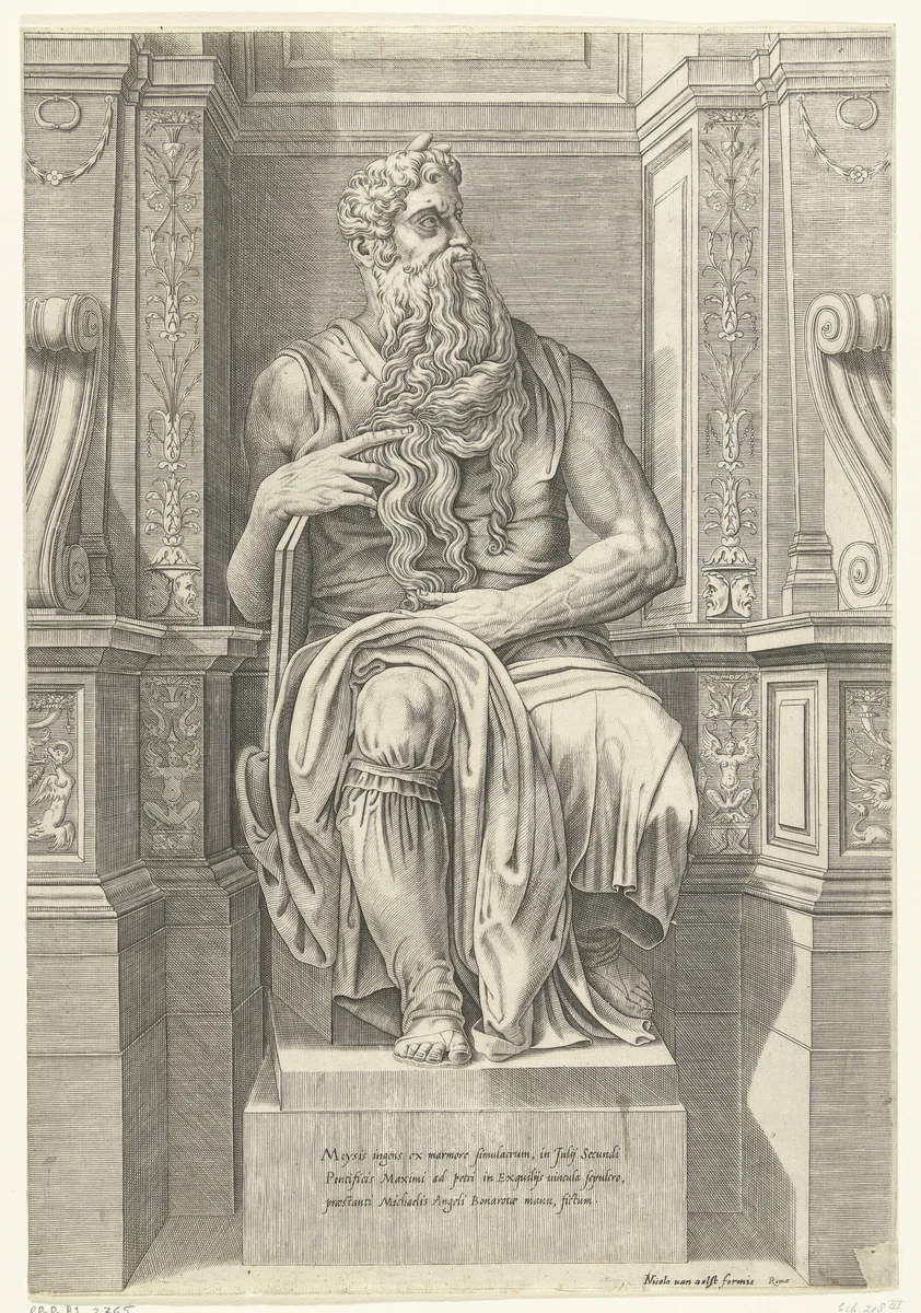 Mozes by Unknown, print, 1575-1613