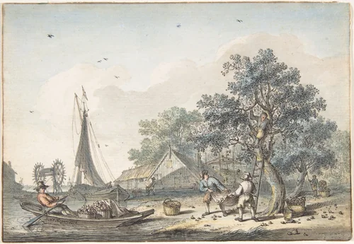 September by Hendrik Meijer, drawing, 1772
