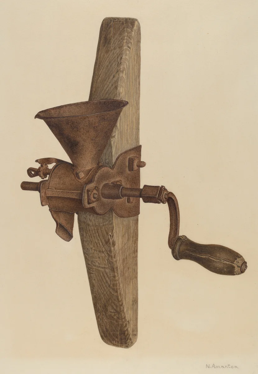 Grinder by Nicholas Amantea, index of american design, 1935-1942