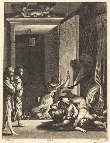Illustration to Jean Desmarets' "L'Ariane" by Abraham Bosse
Claude Vignon, print, 1639
