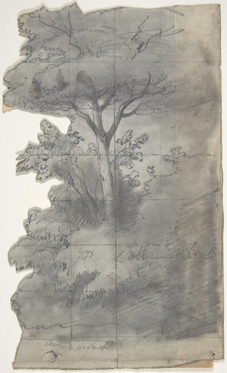 Design for a Stage Set at the Opéra, Paris by Eugène Cicéri, drawing, 1830-1890