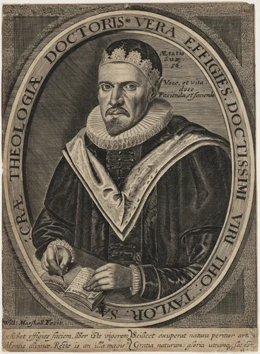 Thomas Taylor, D.D. by William Marshall, print, 1569-1677
