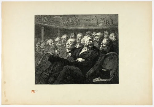 Fauteuils d'orchestre, from Tirage Unique de Trente-Six Bois by Louis Auguste Lepère, print, 1878