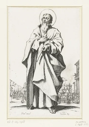 Apostel Bartholomeüs by Jacques Callot, print, 1631
