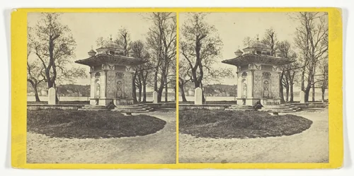 Contantinople - Fountain of Sweet Waters on the Asiatic Shore of the Bosphorus, stereo, No. 237 from "Good's Eastern Series" by Frank Good, photograph, 1860-1890
