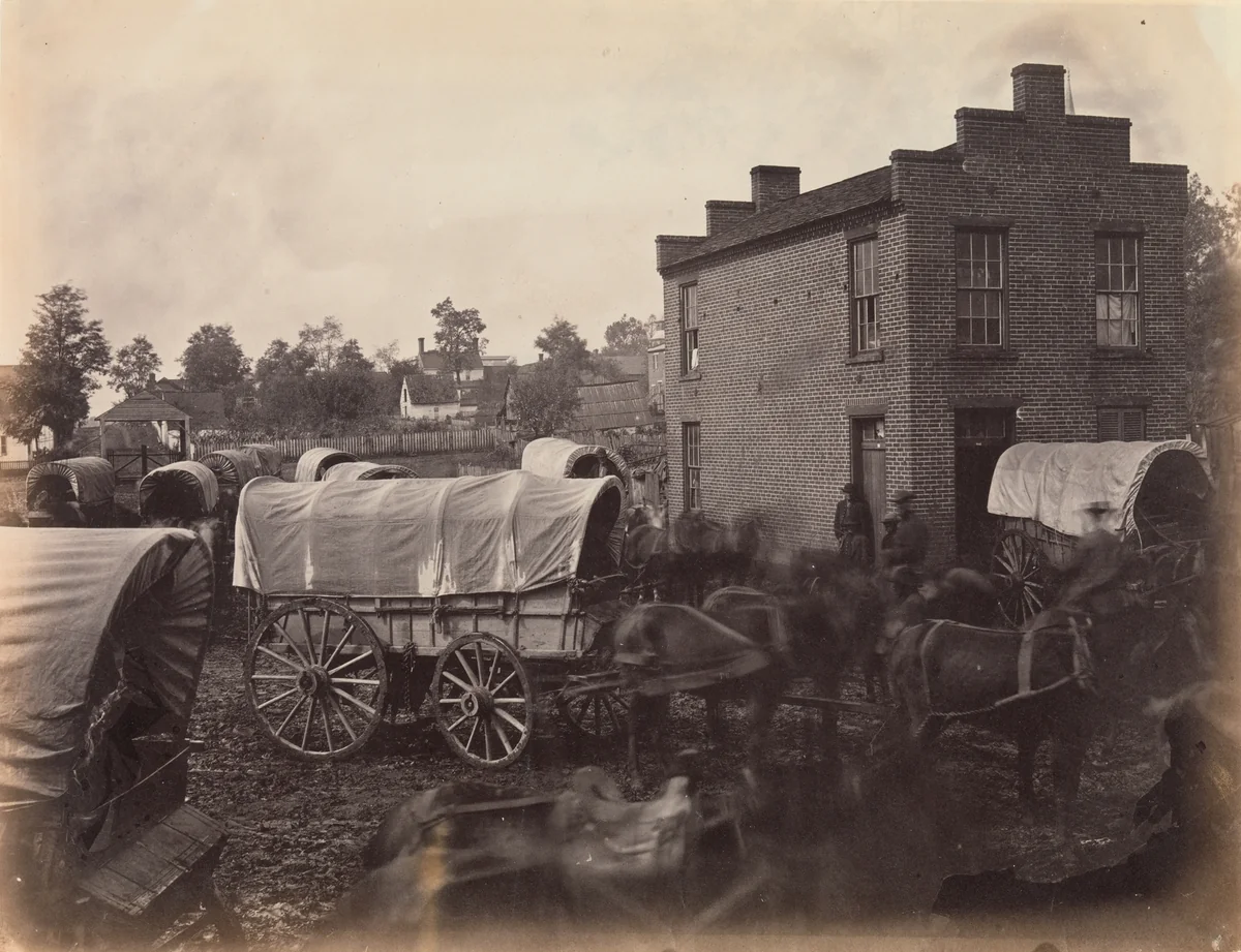Street Scene, Culpeper, Virginia by Andrew Joseph Russell, photograph, 1864