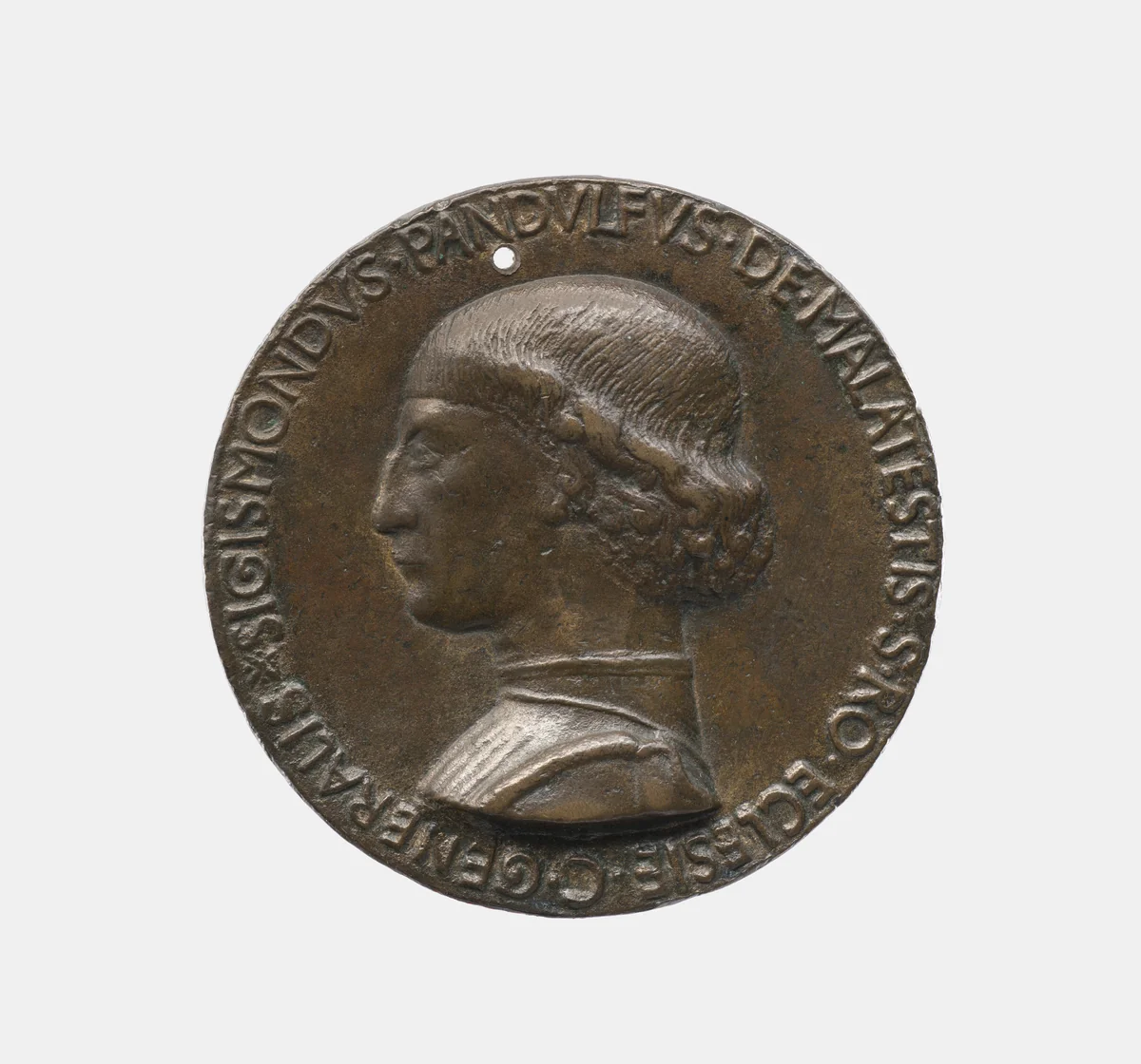 Sigismondo Pandolfo Malatesta, Lord of Rimini 1417–1468 by Matteo de' Pasti, metalwork, 1446