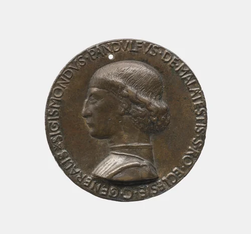 Sigismondo Pandolfo Malatesta, Lord of Rimini 1417–1468 by Matteo de' Pasti, metalwork, 1446