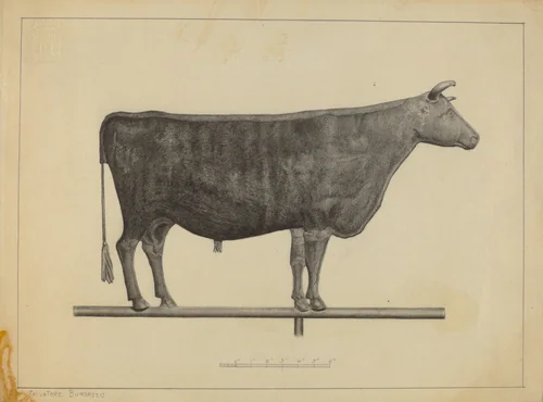 Weather Vane Finial by Salvatore Borrazzo, index of american design, 1937