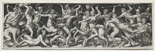 Combats and Triumphs by Etienne Delaune, print, 1550-1572