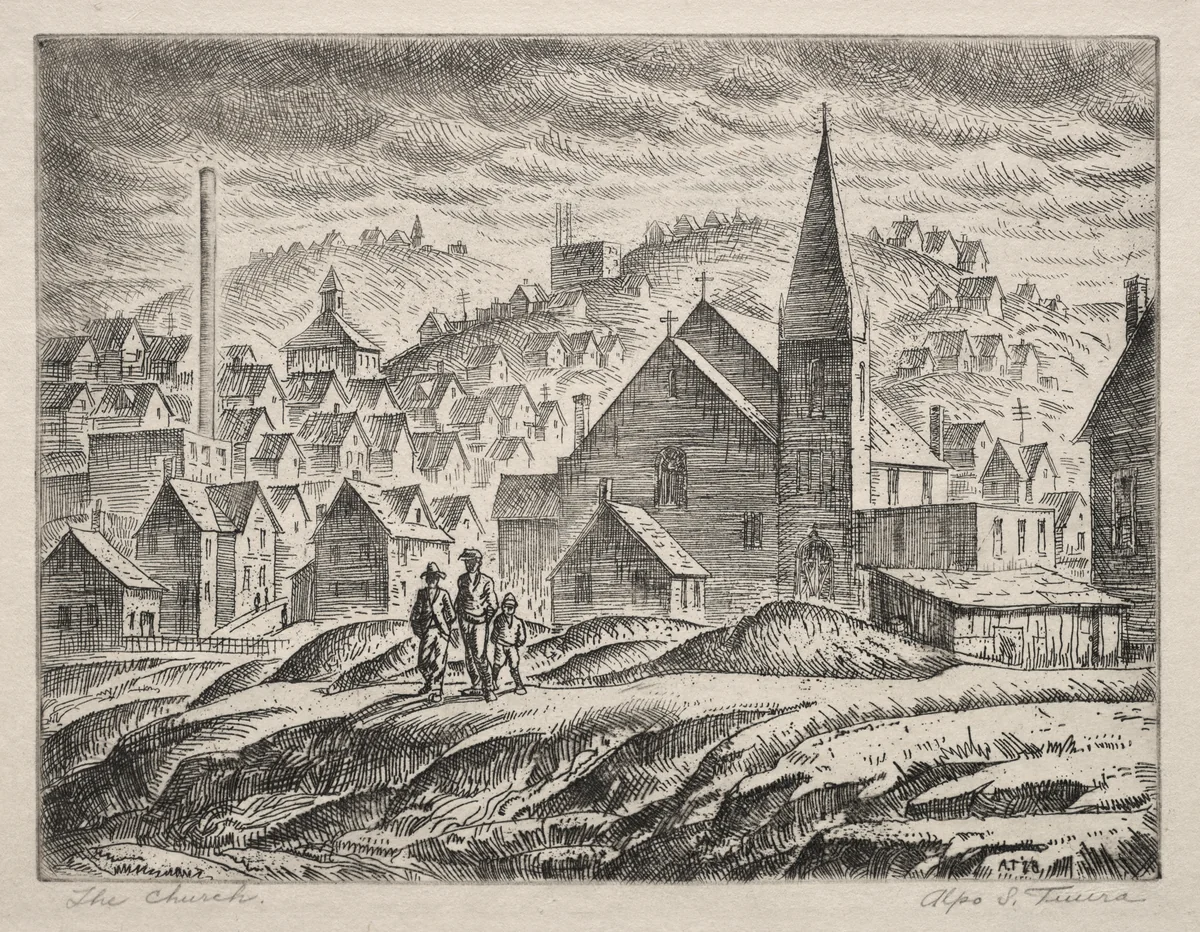 The Church by Alpo S. Tuura, print, 1928