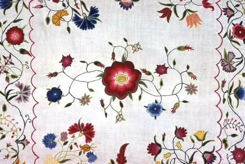 Table Topper by Mary Toppin, textile, 1760
