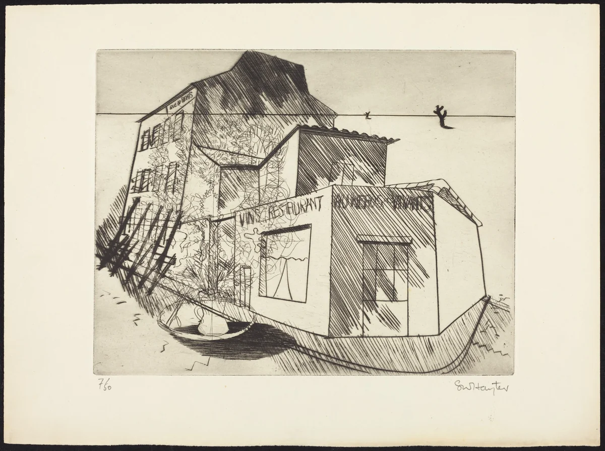 Rue du Repos by Stanley William Hayter, portfolio, 1930