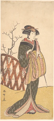 Nakamura Rikō by Katsukawa Shunshô (勝川春章), print, 1774