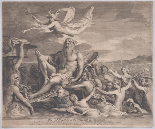 The Thames, or the Triumph of Navigation by James Barry, print, 1792-1801