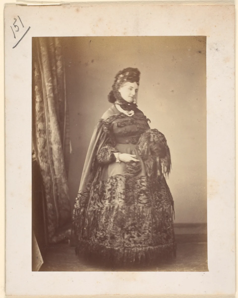 Le Caracul (L'Astrakhan) by Pierre-Louis Pierson, photograph, 1860-1869